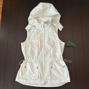 Ralph Lauren active vest size small white